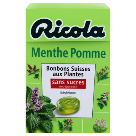 Ricola Menthe Pomme (lot de 10 x 6 boîtes)