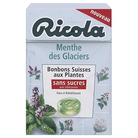 Ricola Menthe des glaciers (lot de 10 x 6 boîtes)