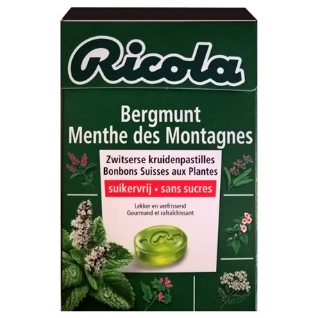 Ricola Menthe Des Montagnes (lot de 10 x 6 boîtes)