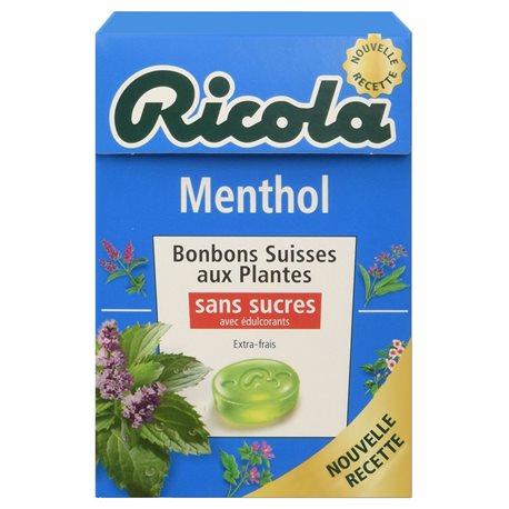 Ricola Menthol (lot de 10 x 6 boîtes)