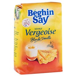 Béghin-Say Saveur Vergeoise Blonde Vanille 500g (lot de 10 x 3 paquets)