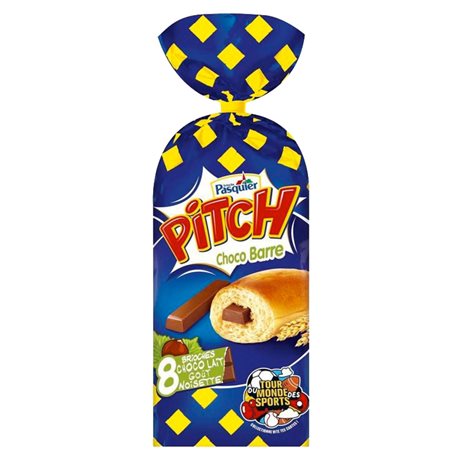 Pitch Brioches Barre Choco Noisette 310g (lot de 10 x 3 sachets)