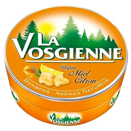 La Vosgienne Miel Citron 125g (lot de 10 x 3 boîtes)