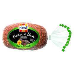 Harrys Beau Et Bon Lin Et Tournesol 320g (lot de 10 x 3 paquets)