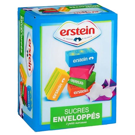Erstein Sucres Enveloppés Morceaux 750g (lot de 10 x 3 paquets)
