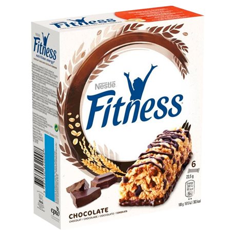Fitness Barre Chocolat 141g (lot de 10 x 3 boîtes)