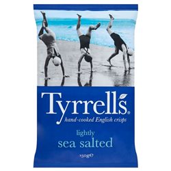 Tyrrell's Chips Légèrement Salé 150g (lot de 10 x 3 sachets)