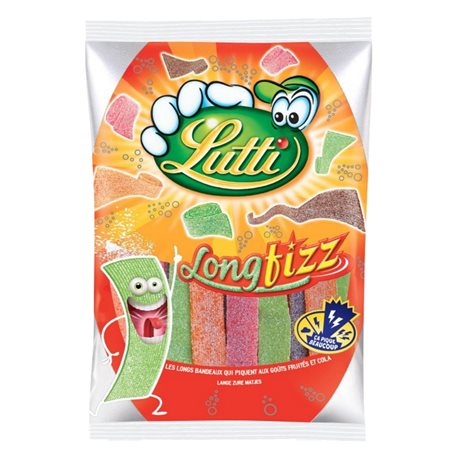 Lutti Longfizz 200g (lot de 8)