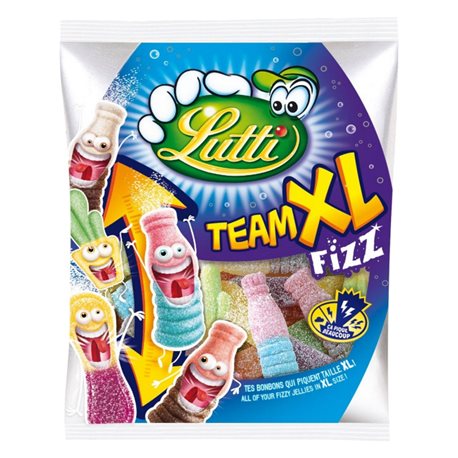 Lutti Team XL Fizz 200g (lot de 8)