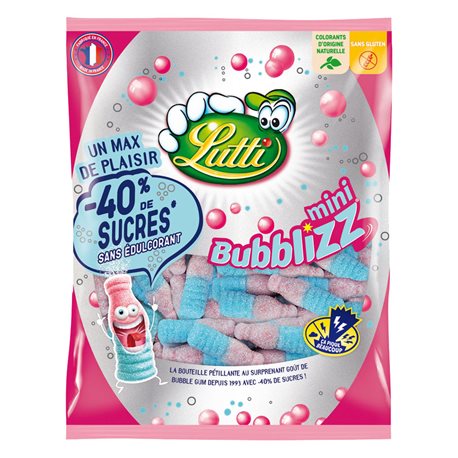Lutti Mini Bubblizz 130g (lot de 8)