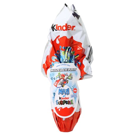 Maxi Kinder Oeuf Surprise Mariokart (lot de 4)