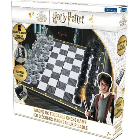 LEXIBOOK Jeu d'échecs Harry Potter magnétique et pliable la boîte