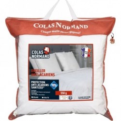 Colas Normand Oreiller moelleux en microfibre anti-acariens Sanitized 60x60cm (lot de 2)