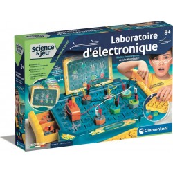 CLEMENTONI Jeu éducatif Laboratoire d'éléctronique Science & Jeu la boîte