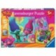Ravensburger Puzzles 3x49 pièces - Le monde multicolore des Trolls