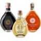 Tris Vinaigre Due Vittorie Balsamique Oro, Blanc Dolceto Et Vinaigre De Pomme Vieilli 250 Ml X 3
