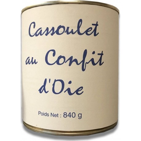 Cassoulet Véritable au Confit d’Oie 840g