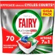 FAIRY Capsules Lave Vaisselle Platinum Plus Anti-Terne x70 capsules