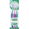 GUM Brosse à Dents Pro Souple lot de 3 brosses à dents