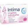 Intima Lingettes Individuelles Hygiène Intime à l’Extrait d’Hamamélis x16 (lot de 4)