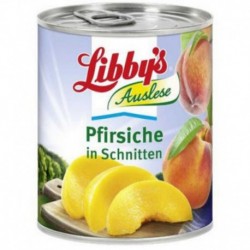 Libby’s Conserve de Quarts de Pêches 240g (carton de 12)