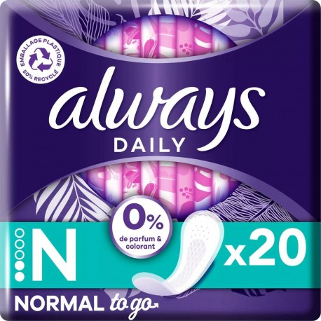 Always Protège-slips Fresh & Protect Normal x20
