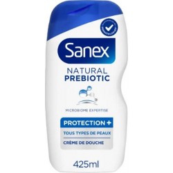 SANEX NATURAL PREBIOTIC GEL DOUCHE CREME PROTECTEUR PREBIOTIQUE 425ml