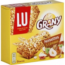 LU Grany Noisettes 5 Céréales 125g (lot de 6)