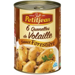 PETITJEAN Quenelles de Volaille Forestière 400g