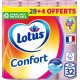 Lotus Papier toilette Confort rose 28+4 x32 rouleaux