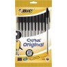BIC 10 STYL CRISTAL MOYEN NOIR