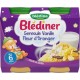 Blédina Blédiner Semoule Vanille Fleur d’Oranger pour le Dîner (dès 6 mois) par 2 pots de 200ml (lot de 6 soit 12 pots)