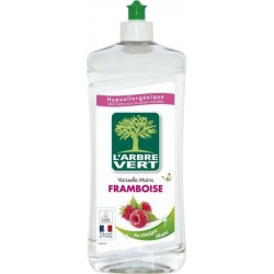 L’Arbre Vert Vaisselle & Mains Hypoallergénique à la Framboise et au Vinaigre Blanc 750ml (lot de 6)