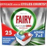 FAIRY Capsules Lave Vaisselle Platinum Plus x25 capsules