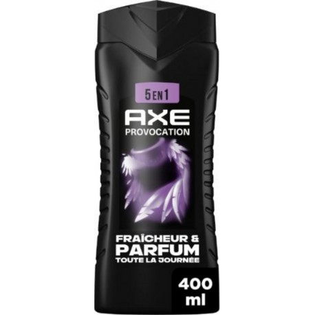 Axe Gel Douche Homme Provocation Parfum Noix de Coco et Poivre Noir 400ml