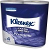 Kleenex Papier Toilette Extra Comfort Premium Blanc Aquatube x4 Rouleaux
