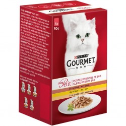 Gourmet Mon Petit Pâtée pour Chat à la Volaille 50g par 6 rations (ne match pas avec AMZ) 7613034453068