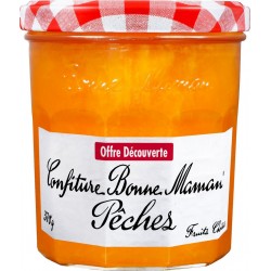 BONNE MAMAN Confiture pêche 370g