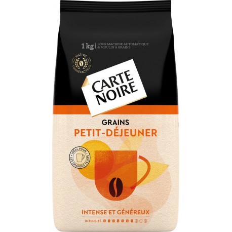 CARTE NOIRE Café en Grains 100% Arabica 1Kg