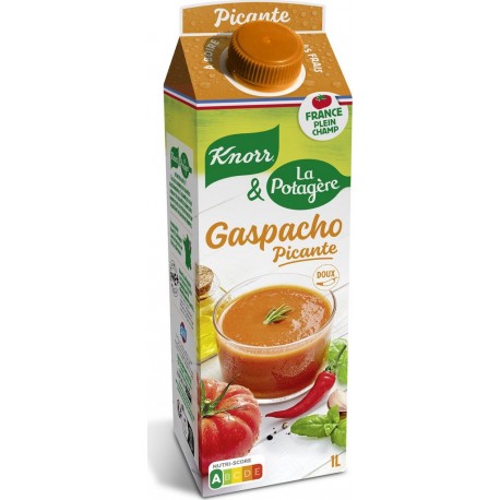 LA POTAGERE Gaspacho Picante Et Légumes De France 100ml