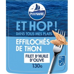 PETIT NAVIRE Effilochés de thon 130g