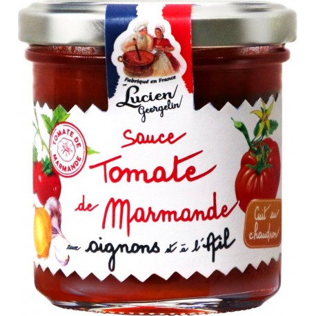 LUCIEN GEORGELIN Sauce Tomate de Marmande aux Oignons et à l'Ail 150g