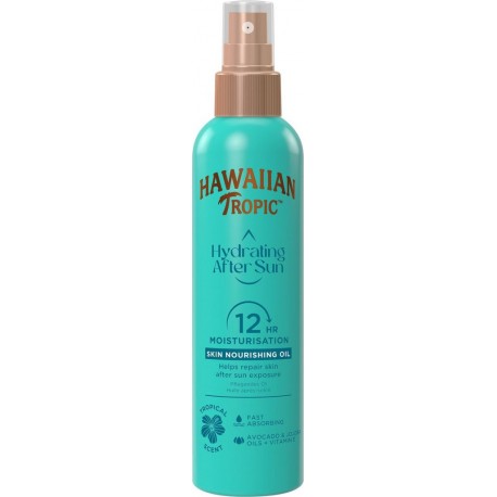 HAWAIIAN TROPIC Après-soleil Huile Corps Hydratante Rafraîchit Parfum Tropical 150ml