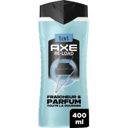 AXE Gel douche Homme Corps Fraîcheur Parfum 24h Re-Load 400ml