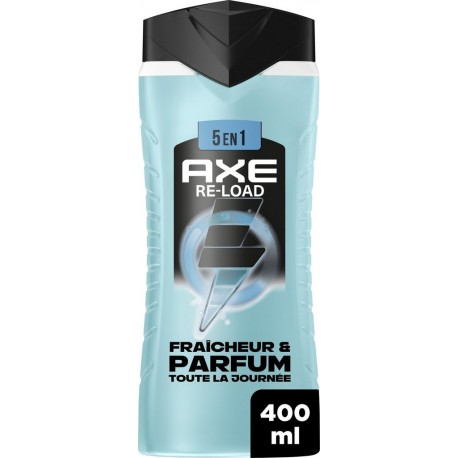 AXE Gel douche Homme Corps Fraîcheur Parfum 24h Re-Load 400ml