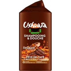 USHUAIA Gel douche Relaxant Fève de Café du Brésil et Noix d'Amazonie 300ml