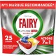 FAIRY Tablette Lave-Vaisselle Platinum Plus All In One Technologie Anti-Terne Citron 7en1 25 tablettes lave-vaisselle