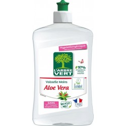 L'ARBRE VERT Liquide vaisselle Aloe Vera Hypoallergénique Ecolabel 500ml
