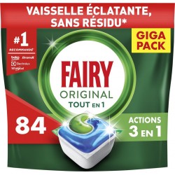 FAIRY Tablette Lave-Vaisselle All In One Regular 84 capsules