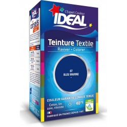 IDEAL Teinture Textile Bleu Marine la boîte